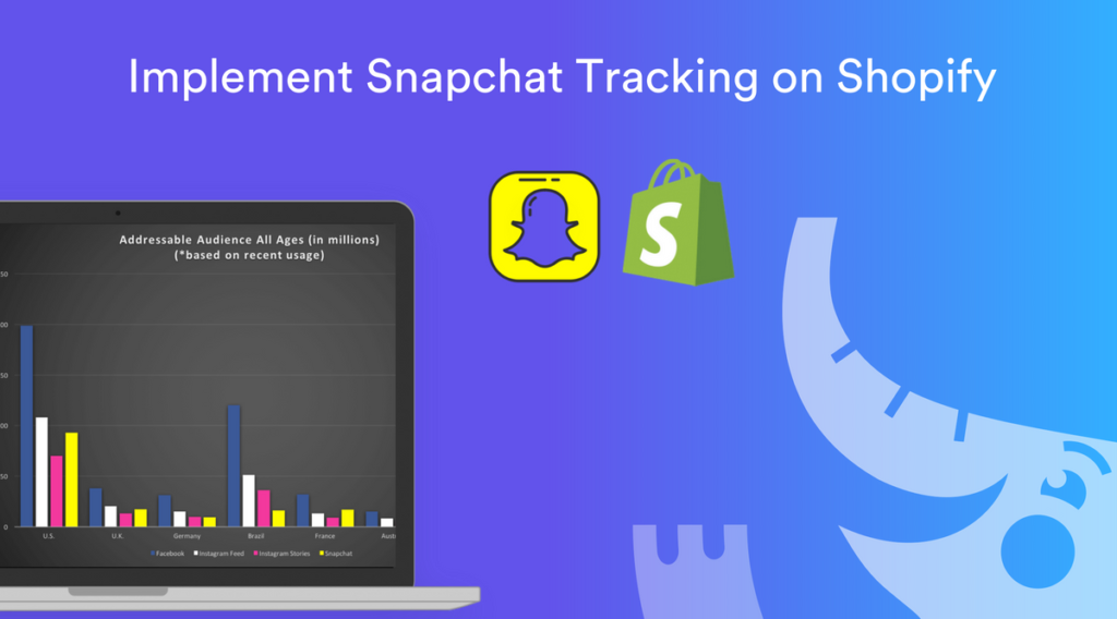 how to implement snapchat tracking on shopify